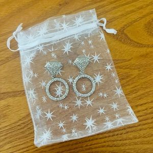 Betsey Johnson Bride Earrings